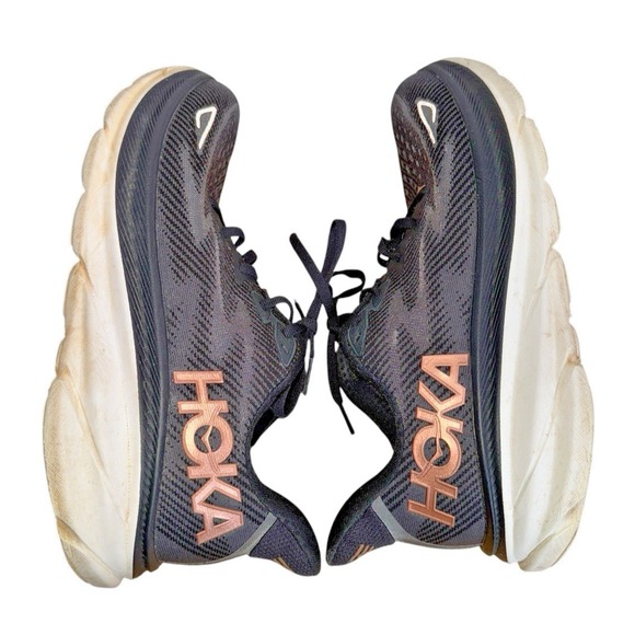 Hoka One One CLIFTON 9 WOMENS 9B PRE-OWNED 1127896 BRGL Running Shoes Sneakers - Picture 1 of 15